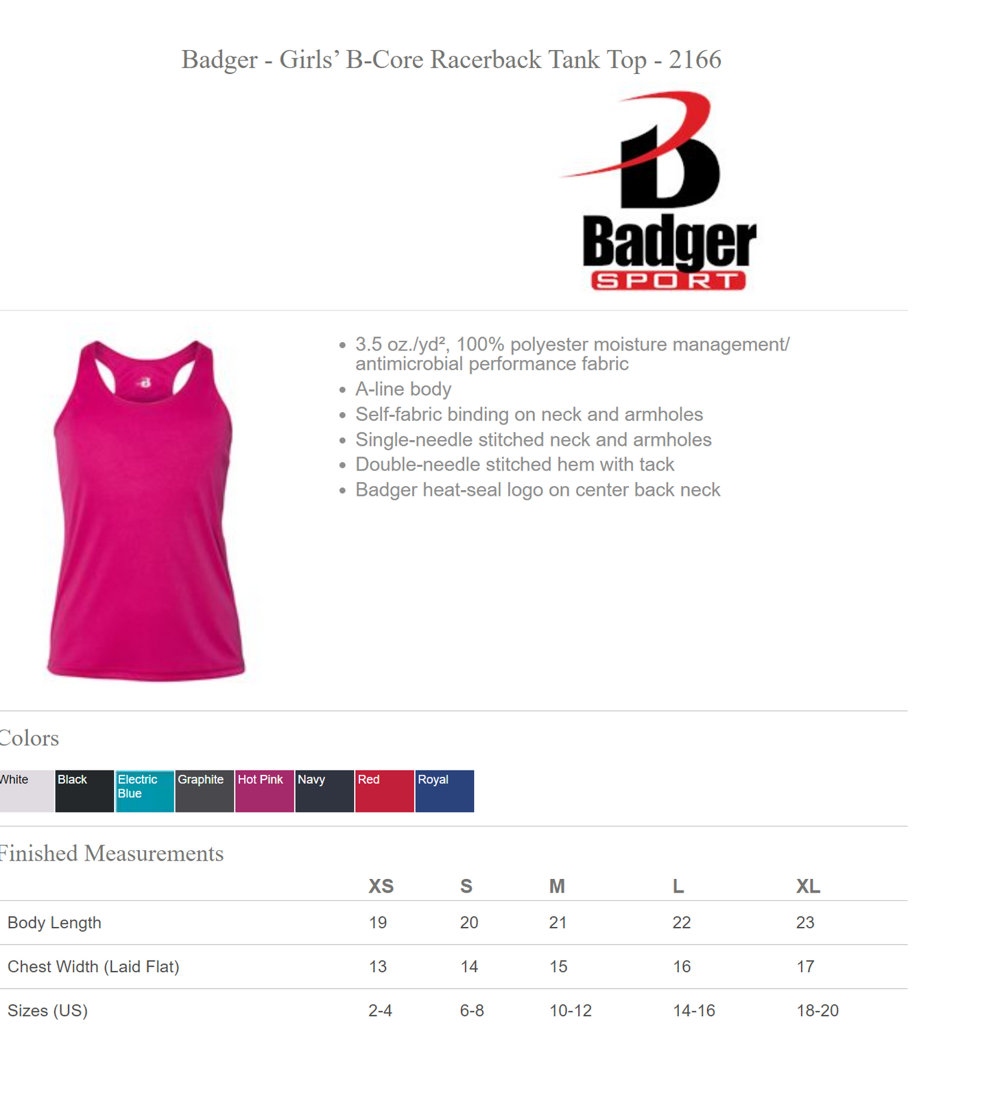 Dance Competition Tank