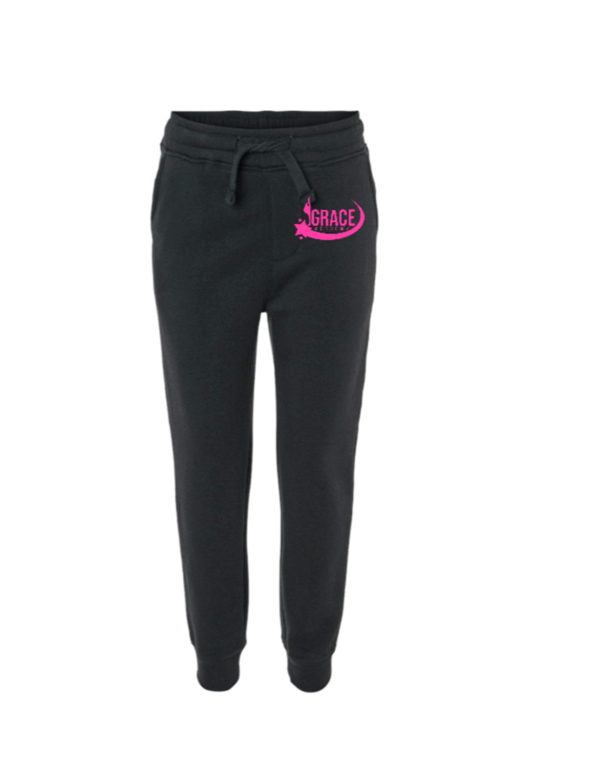 Grace Academy Toddler Pink Logo Sweatpants