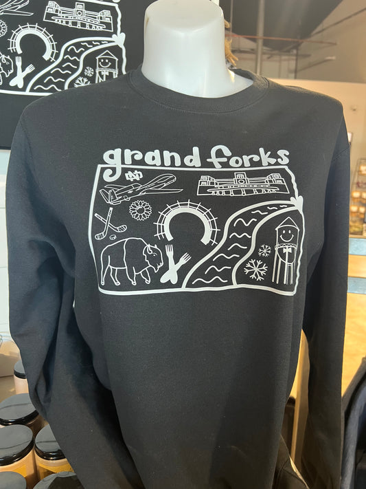 Grand Forks (art by Kelsey Tries Art)