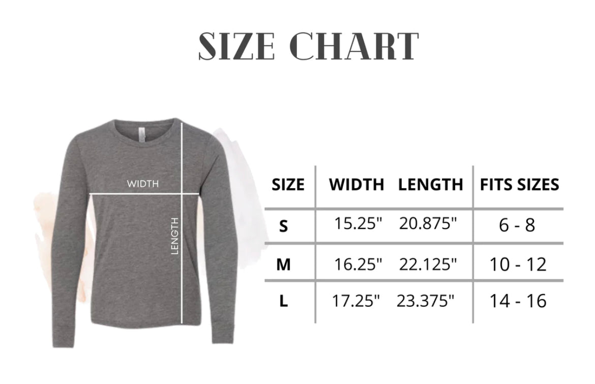 PL Varsity Long Sleeve | ~2 week delivery | Free Local Pick Up