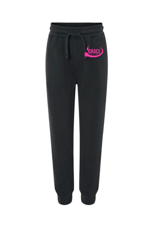 Grace Academy Youth Pink Logo Sweatpants