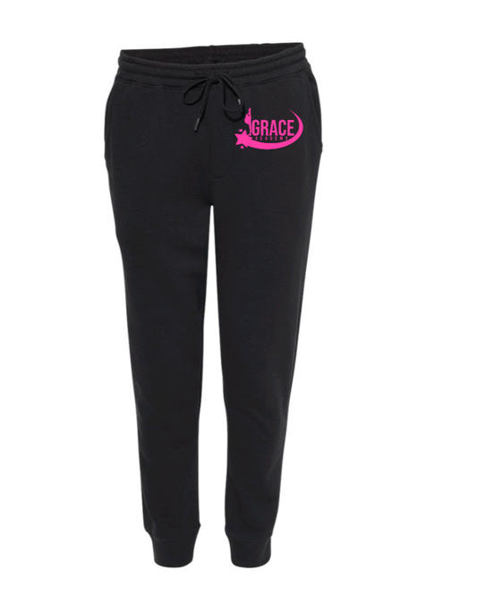Grace Academy Unisex Sweatpants Pink Logo